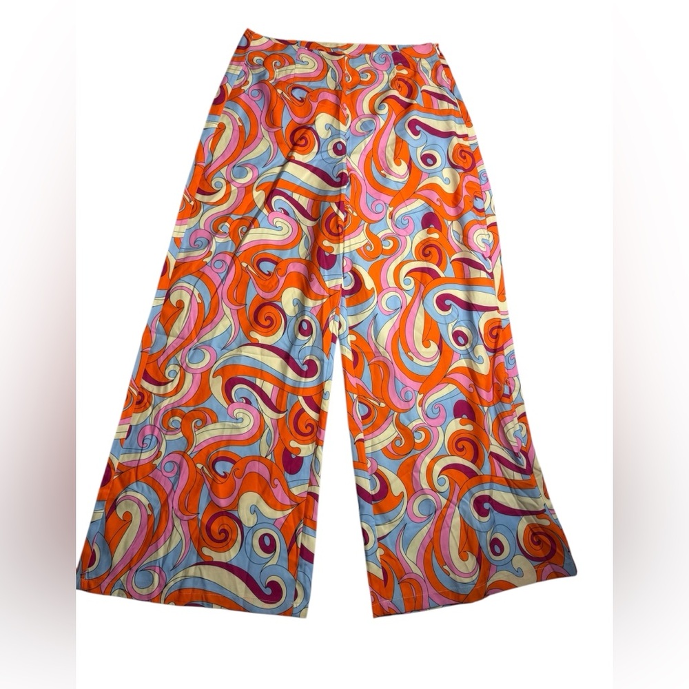 Cider Large Wide Leg Colorful Trousers